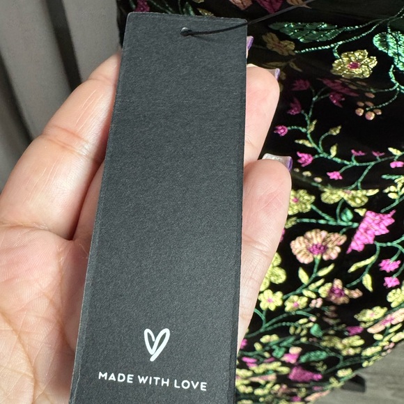 Lulus Dress Make A Move Black Satin Floral Dress - Picture 8 of 10